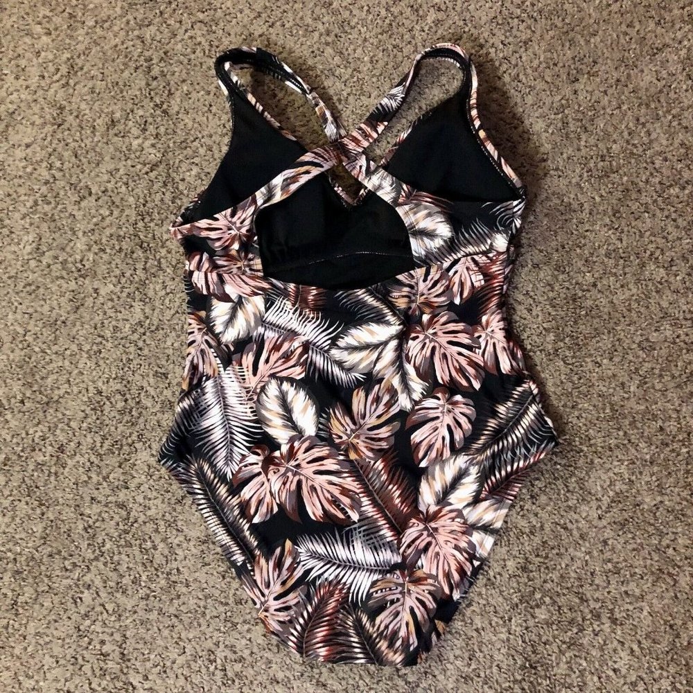 Hurley Swimsuit Womens XL Used Tropical One Piece - Picture 4 of 16